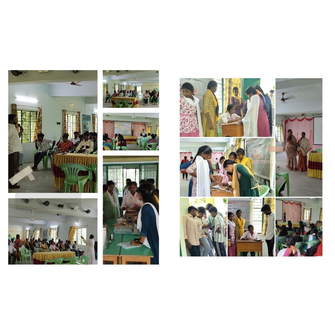 youth belonging to the WELEAD Project gathered at Don Bosco Youth Village, Keeranur,